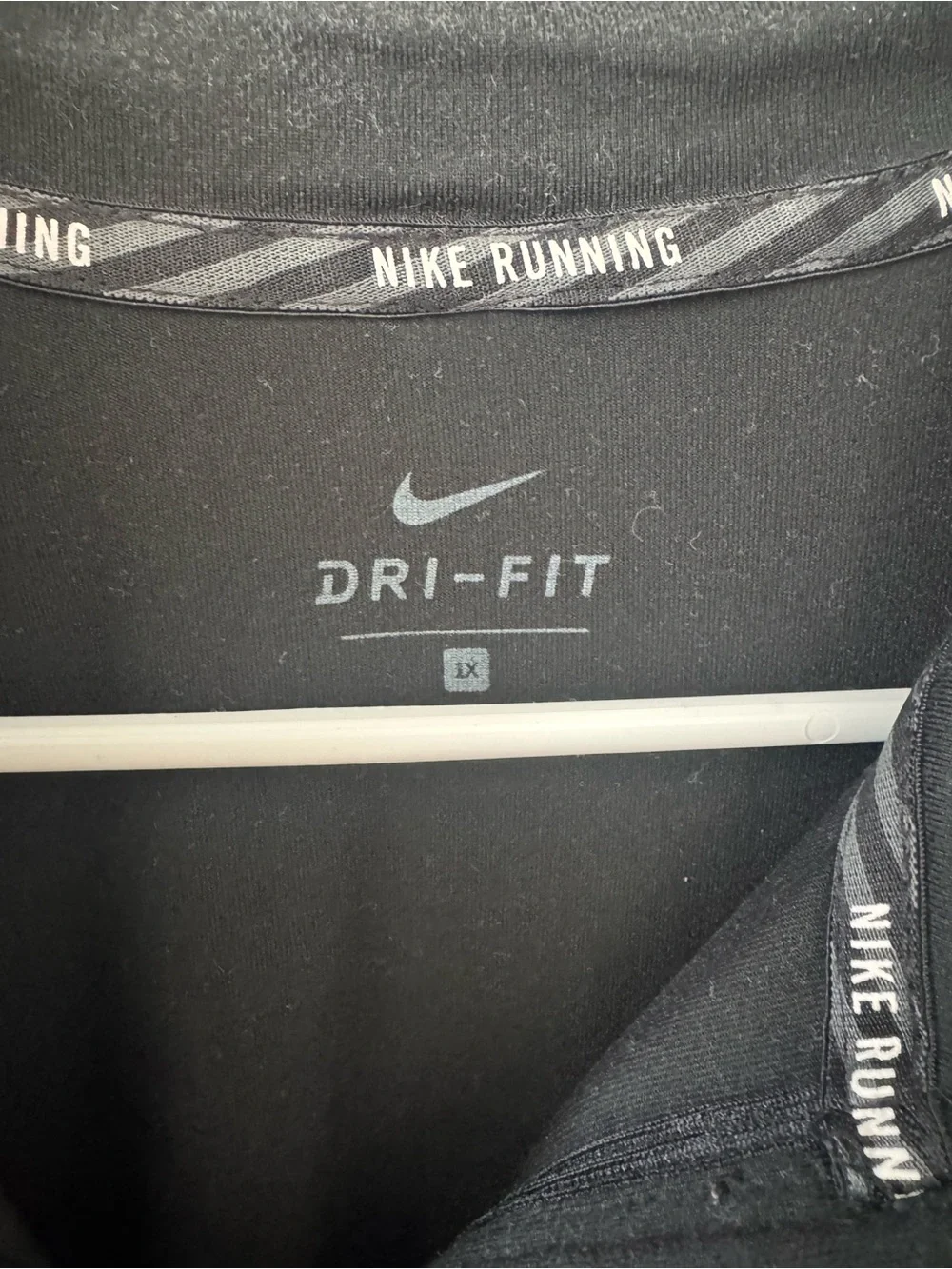 Nike Womens Black Dri-FIT Quarter-Zip Long Sleeve Pullover